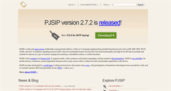 Desktop Screenshot of pjsip.org